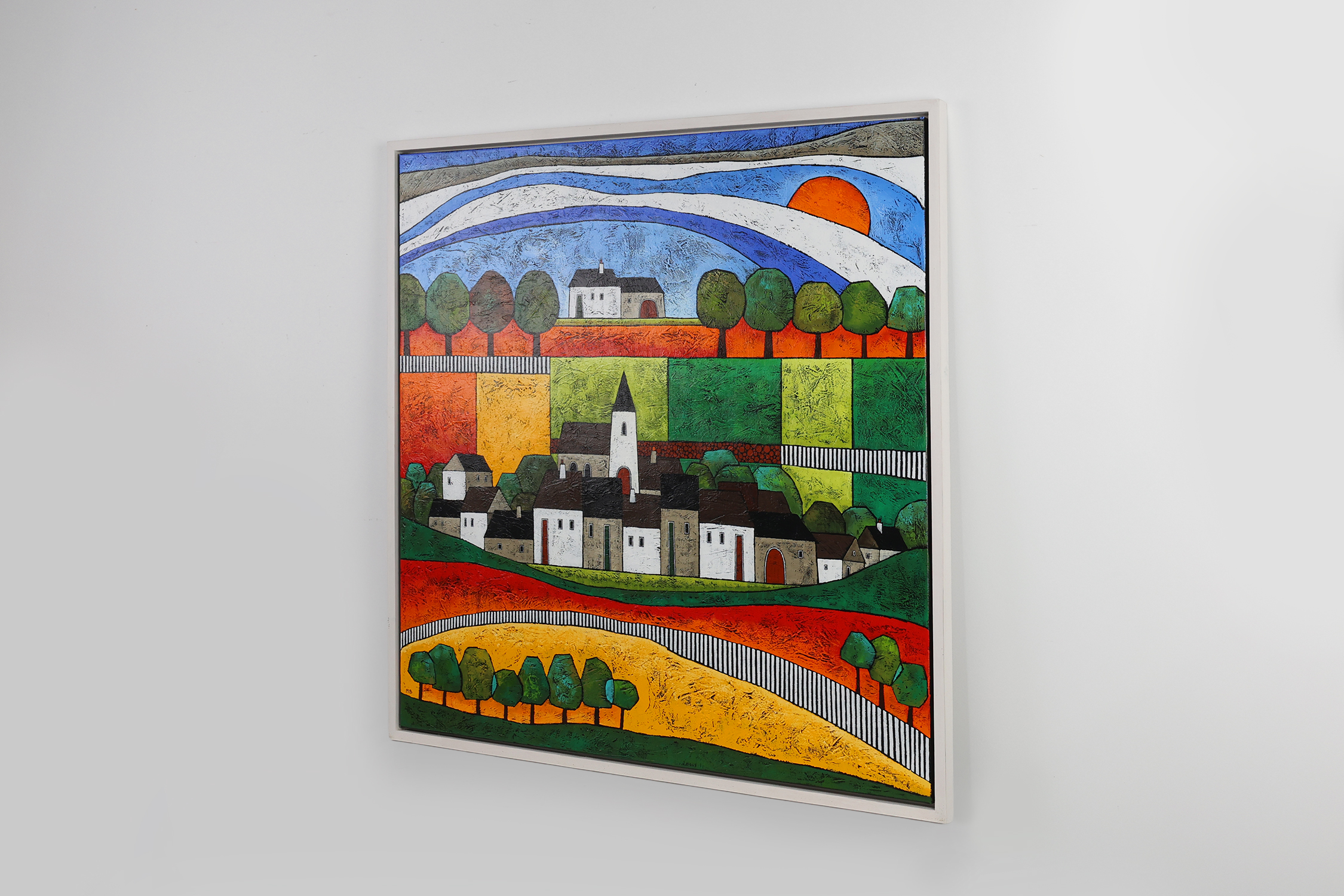 Large Painting by Marja Boekhout, Belgium, 2004thumbnail